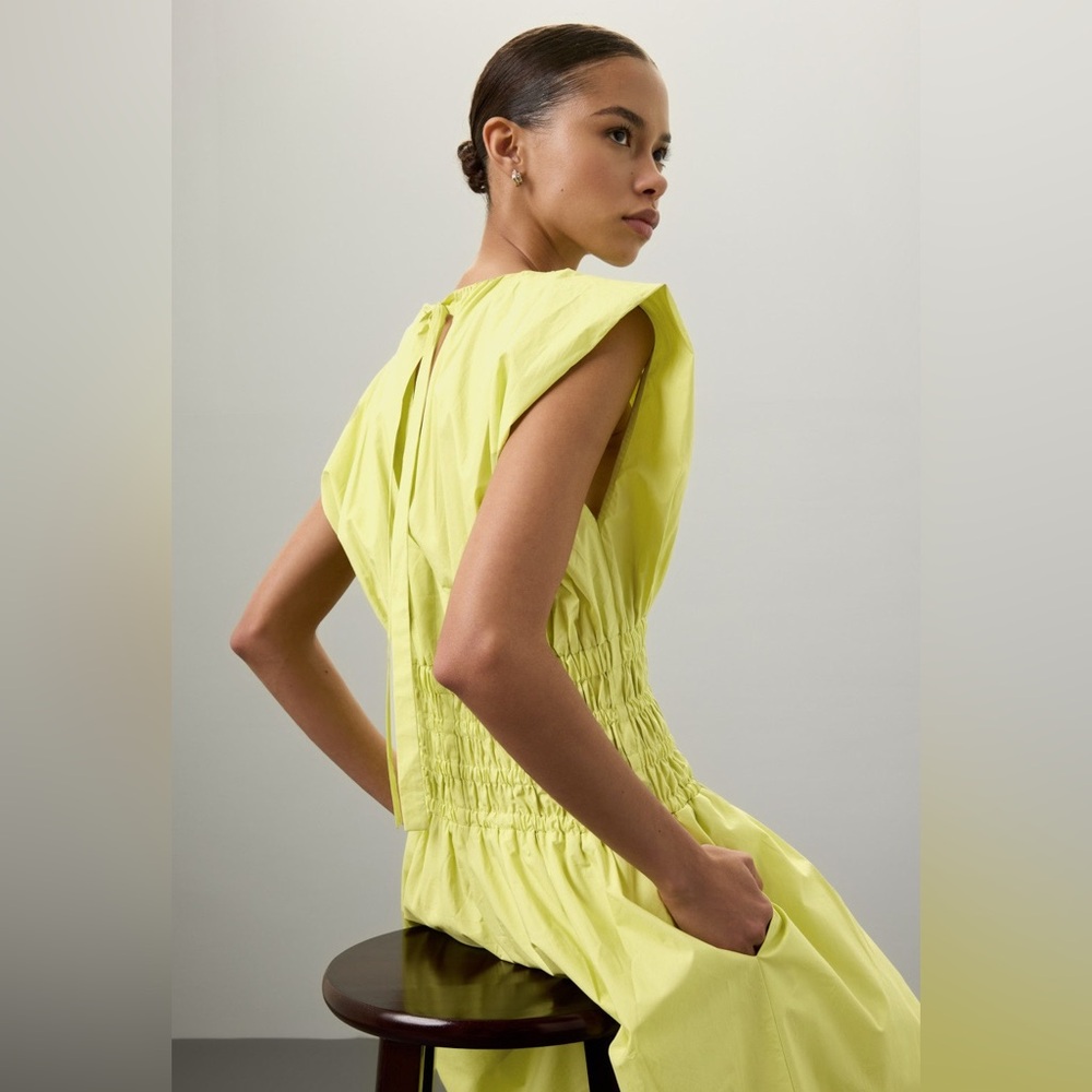 Eudon Choi Green Poplin Dress - Picture 4 of 13